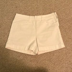 J. Crew White Denim Shorts